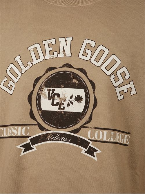 Journey's Crewneck Dyed Cotton Sweatshirt GOLDEN GOOSE | GMP01223P00214415200